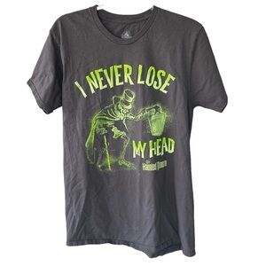 Disney Parks The Haunted Mansion Hatbox Ghost Tee Never Lose My Head Lrg Unisex